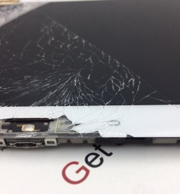 Треснутое стекло на Samsung Note 10.1 P600
