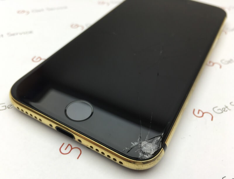 Apple Iphone 7 gold - разбитый экран